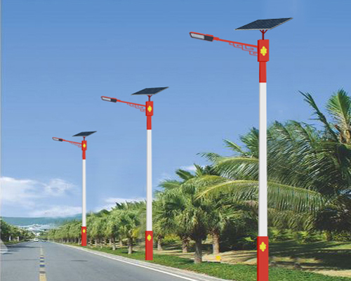 北泉镇民族特色路灯