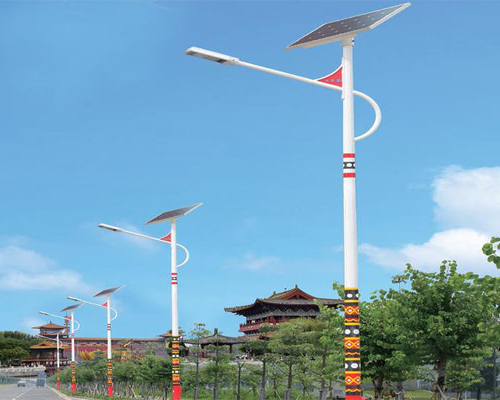 北泉镇民族特色路灯