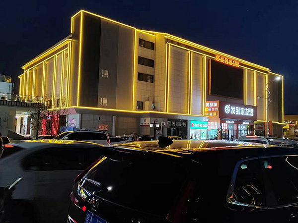 北泉镇楼体亮化